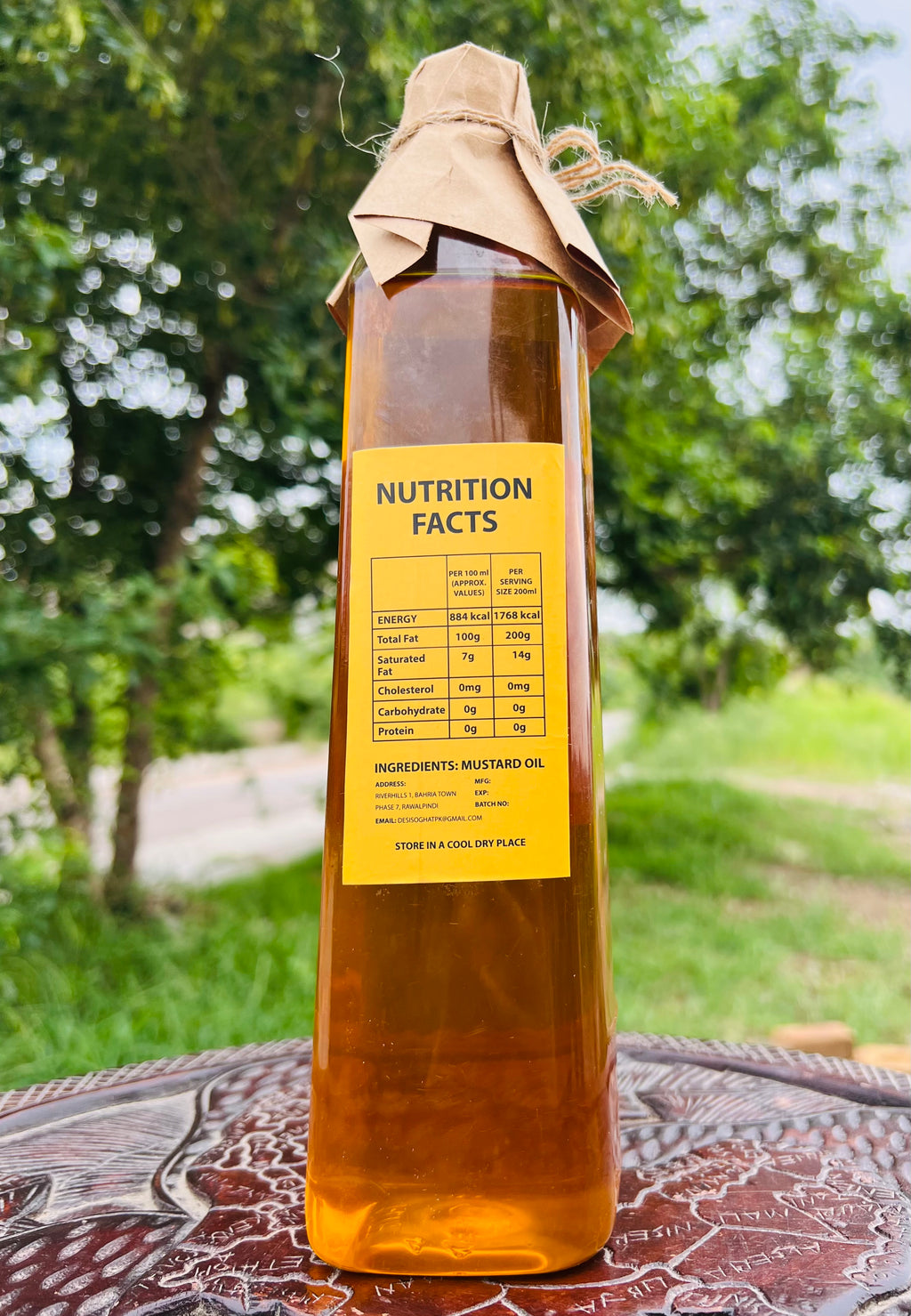 EDIBLE MUSTARD OIL 1 LITRE